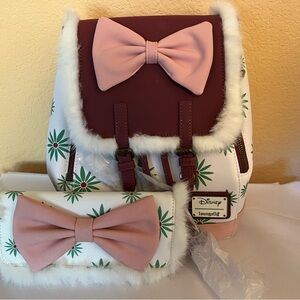 Loungefly Disney Haunted Mansion Sally Slater Backpack and Wallet Combo